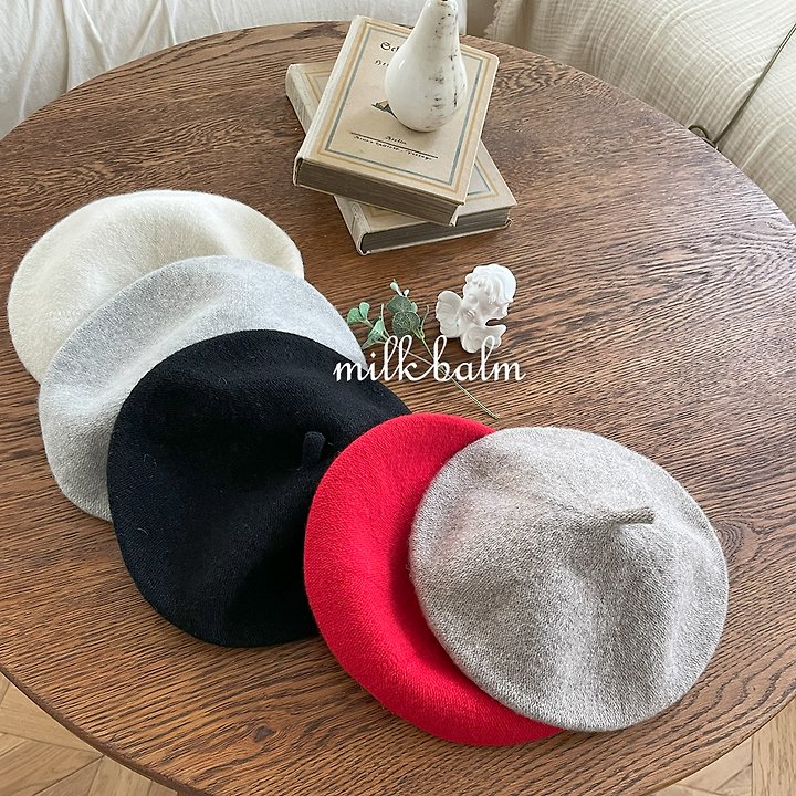 Milk Balm - Korean Children Fashion - #childofig - Wool Beret