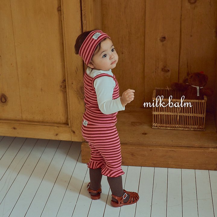 Milk Balm - Korean Children Fashion - #childofig - Lollypop Frill Sleeveless - 9