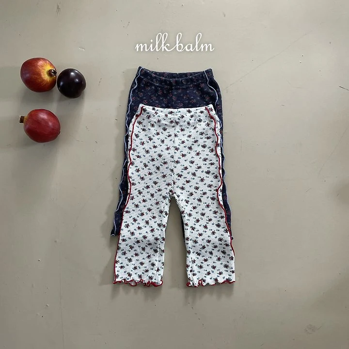 Milk Balm - Korean Children Fashion - #childofig - Bloom Waffle Pants