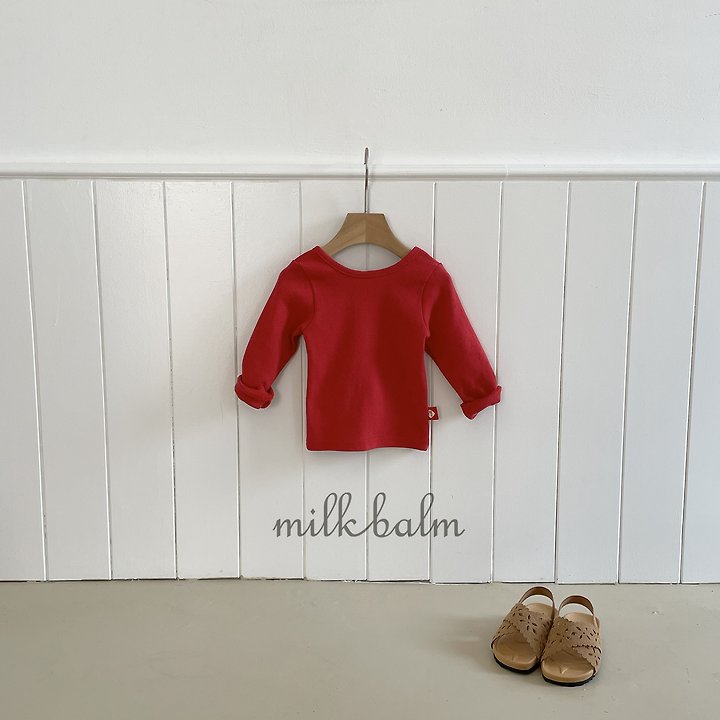 Milk Balm - Korean Children Fashion - #childrensboutique - Eyelet X tee - 7