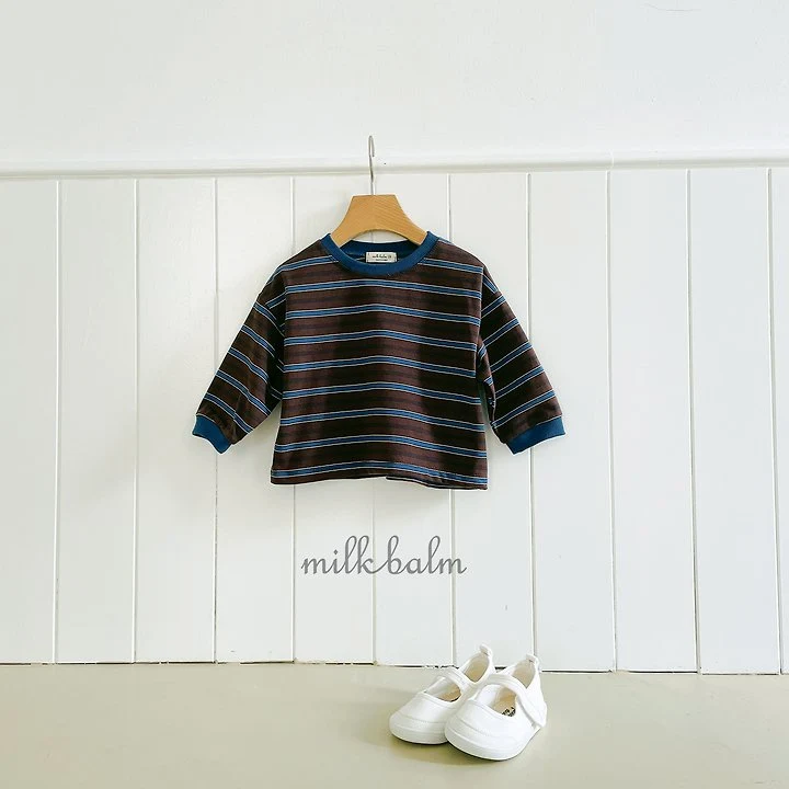 Milk Balm - Korean Children Fashion - #childrensboutique - Jerry Striped Tee - 5