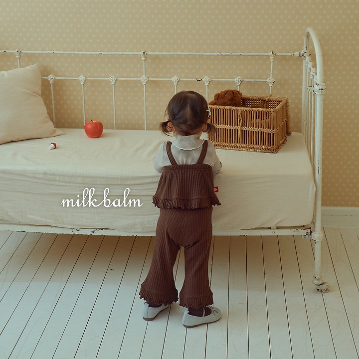 Milk Balm - Korean Children Fashion - #designkidswear - Momo Scallop Pants - 11