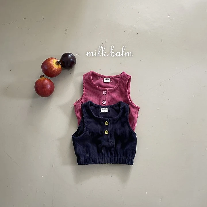 Milk Balm - Korean Children Fashion - #designkidswear - Dewy Vest