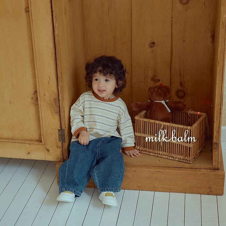 Milk Balm - Korean Children Fashion - #discoveringself - Jerry Striped Tee - 7