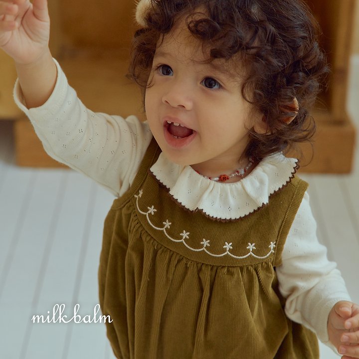 Milk Balm - Korean Children Fashion - #fashionkids - Picot Frill Tee - 12