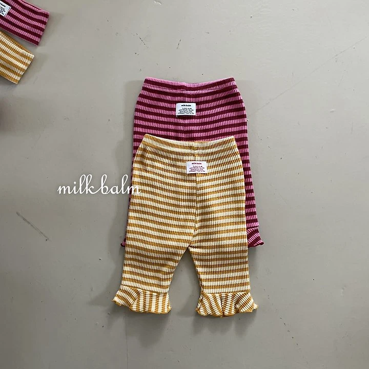Milk Balm - Korean Children Fashion - #fashionkids - Lollypop Frill Pants
