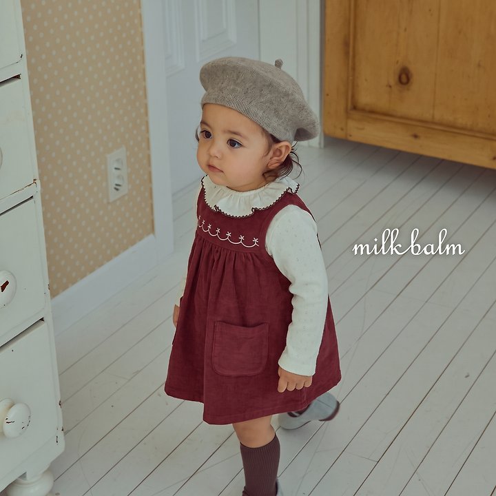 Milk Balm - Korean Children Fashion - #kidsshorts - Wool Beret - 6