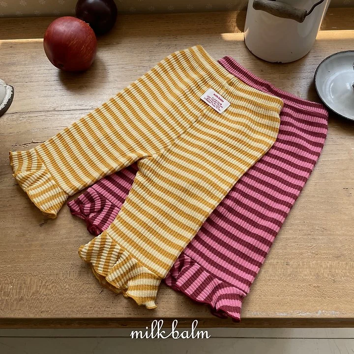 Milk Balm - Korean Children Fashion - #kidsshorts - Lollypop Frill Pants - 2