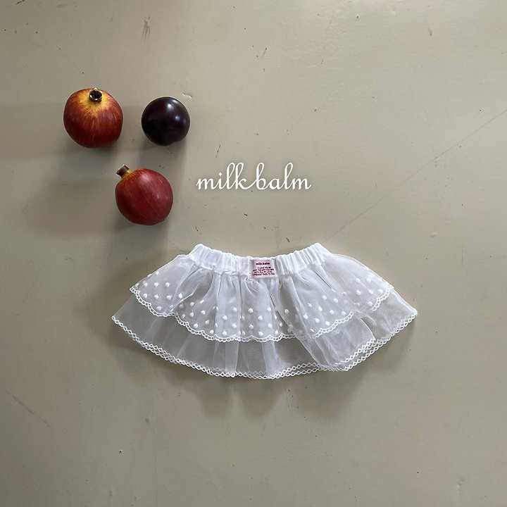 Milk Balm - Korean Children Fashion - #kidsstore - Tutu Layered Band Skirt
