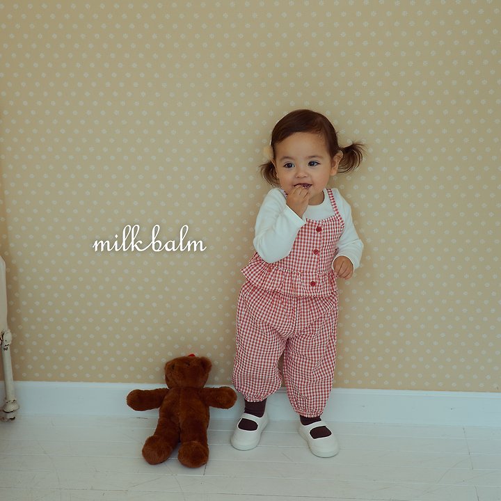 Milk Balm - Korean Children Fashion - #kidzfashiontrend - Candy Check Pants - 8