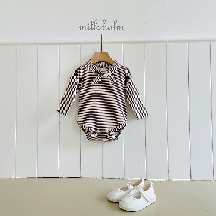 Milk Balm - Korean Children Fashion - #magicofchildhood - Milo Stripe Romper - 2
