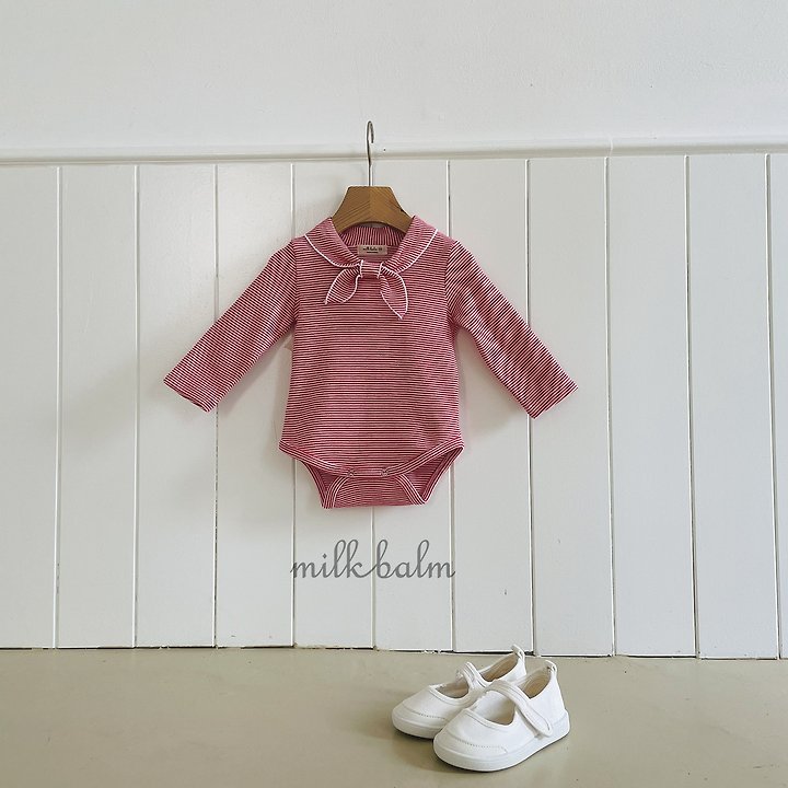 Milk Balm - Korean Children Fashion - #minifashionista - Milo Stripe Romper - 3