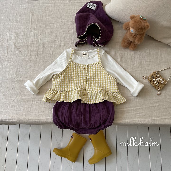 Milk Balm - Korean Children Fashion - #minifashionista - Bongbong Bloomer - 7