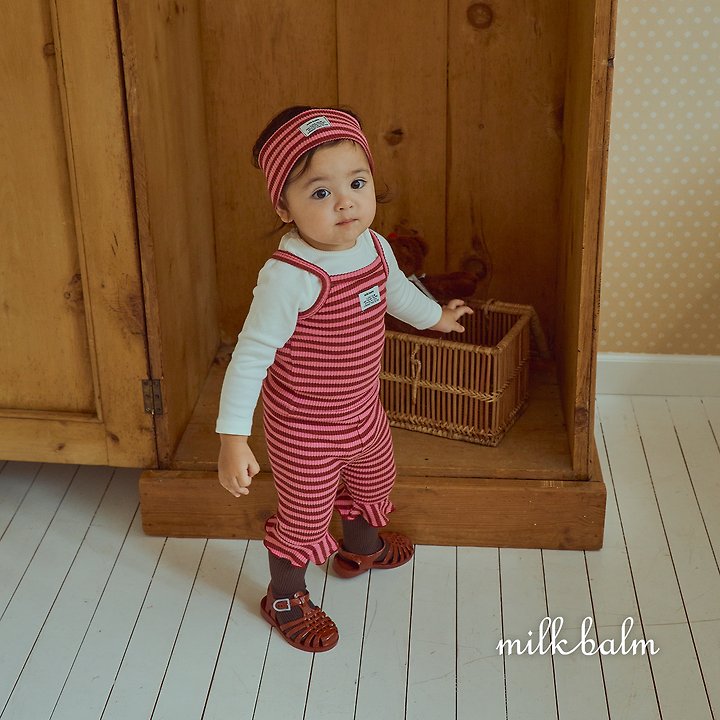 Milk Balm - Korean Children Fashion - #prettylittlegirls - Lollypop Frill Sleeveless - 8