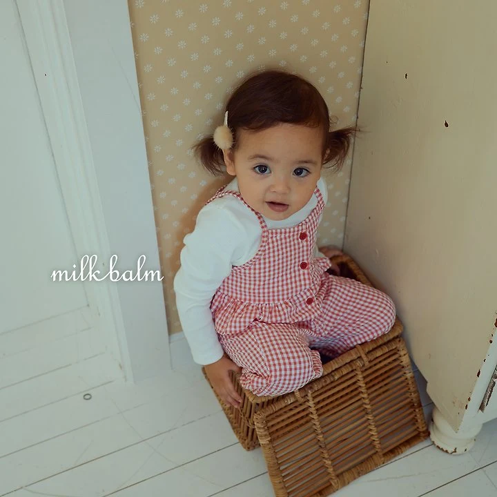 Milk Balm - Korean Children Fashion - #prettylittlegirls - Candy Check Bustier - 11