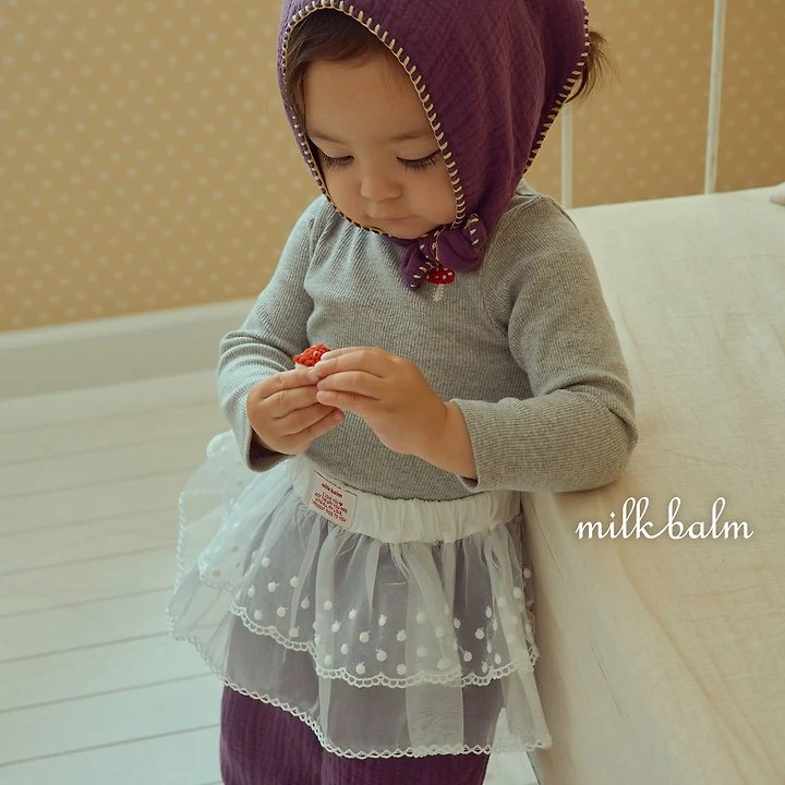 Milk Balm - Korean Children Fashion - #prettylittlegirls - Mushroom Tee - 10
