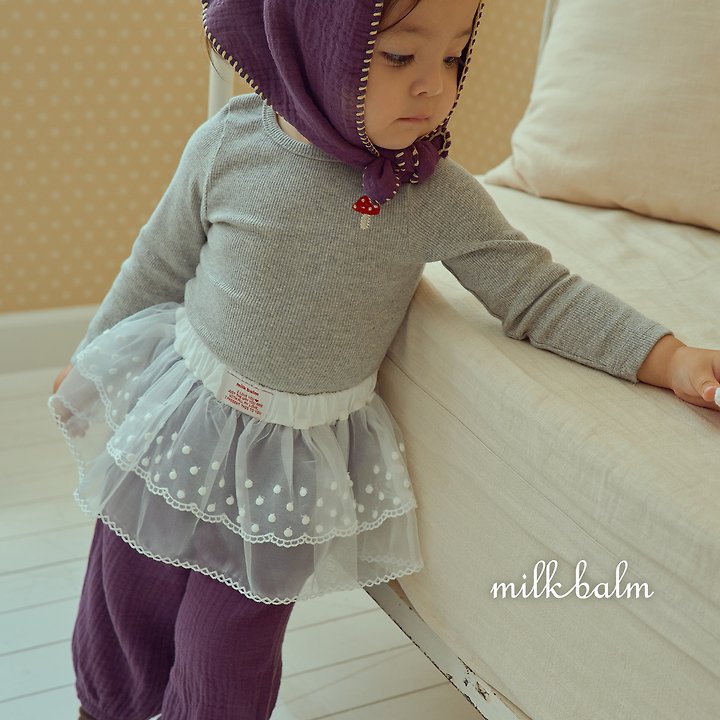 Milk Balm - Korean Children Fashion - #prettylittlegirls - Tutu Layered Band Skirt - 7