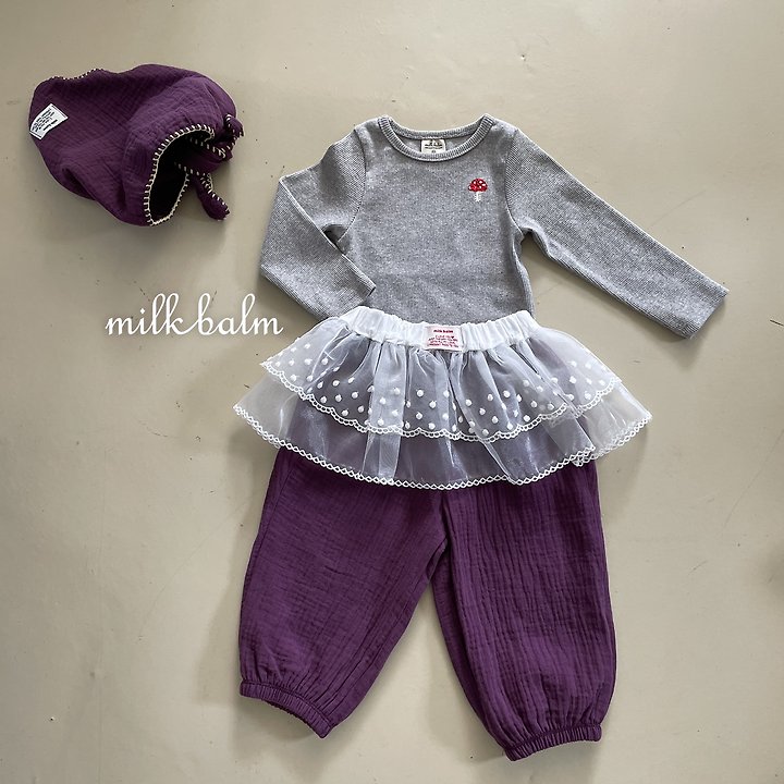 Milk Balm - Korean Children Fashion - #toddlerclothing - Bongbong Jogger Pants - 5