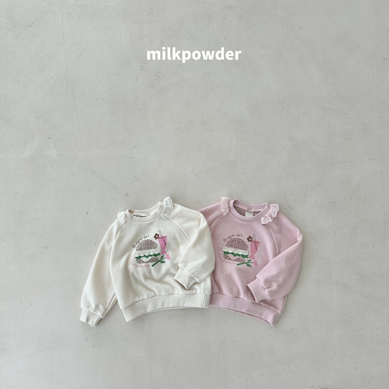Milk Powder - Korean Children Fashion - #Kfashion4kids - Buger Sweatshirts