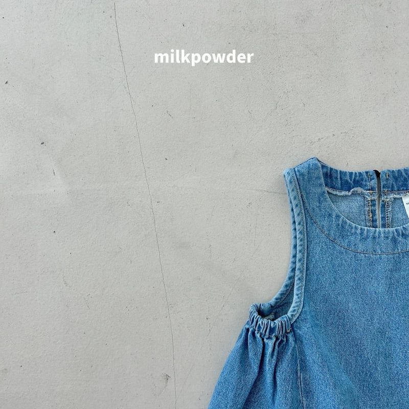 Milk Powder - Korean Children Fashion - #Kfashion4kids - Mili Denim One-piece - 6