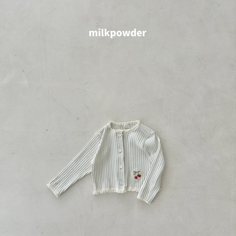 Milk Powder - Korean Children Fashion - #Kfashion4kids - Cherry Cardigan - 5