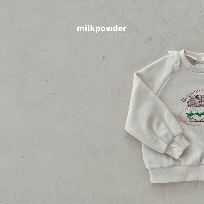 Milk Powder - Korean Children Fashion - #discoveringself - Buger Sweatshirts - 12