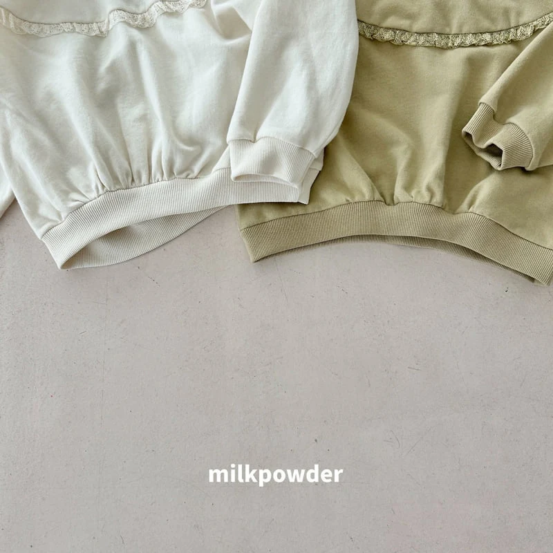 Milk Powder - Korean Children Fashion - #kidsstore - Olive Sweatshirts - 6