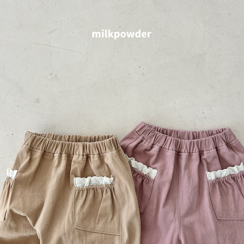 Milk Powder - Korean Children Fashion - #littlefashionista - Pocket Pants - 5