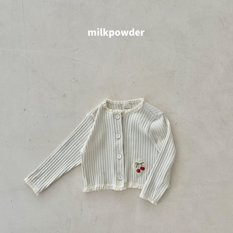 Milk Powder - Korean Children Fashion - #littlefashionista - Cherry Cardigan - 6