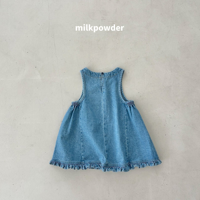 Milk Powder - Korean Children Fashion - #magicofchildhood - Mili Denim One-piece - 8