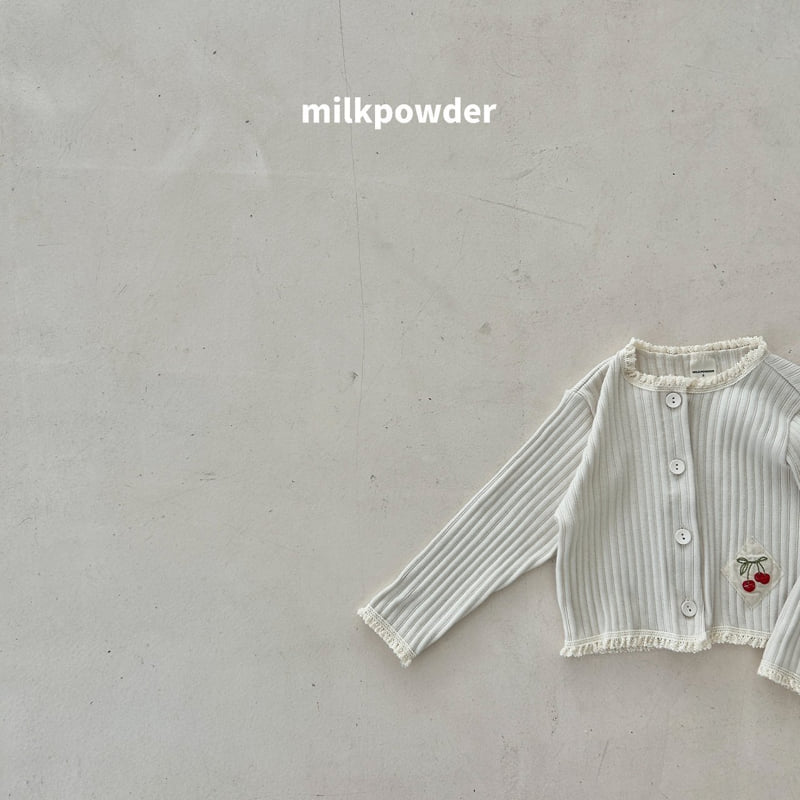 Milk Powder - Korean Children Fashion - #magicofchildhood - Cherry Cardigan - 7
