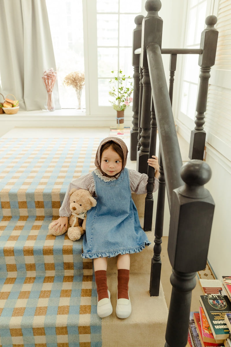 Milk Powder - Korean Children Fashion - #minifashionista - Mili Denim One-piece - 9