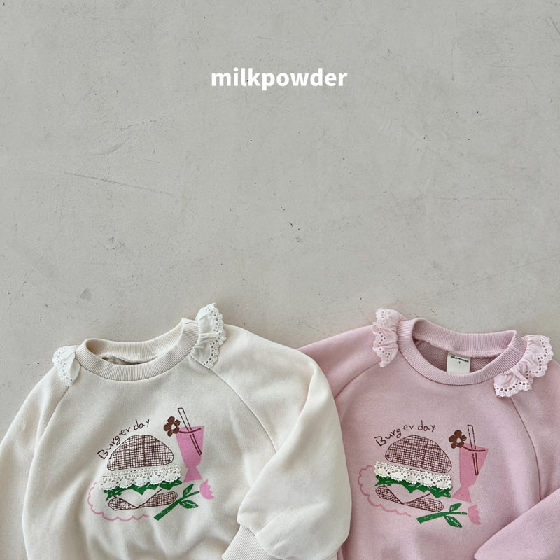 Milk Powder - Korean Children Fashion - #prettylittlegirls - Buger Sweatshirts - 5