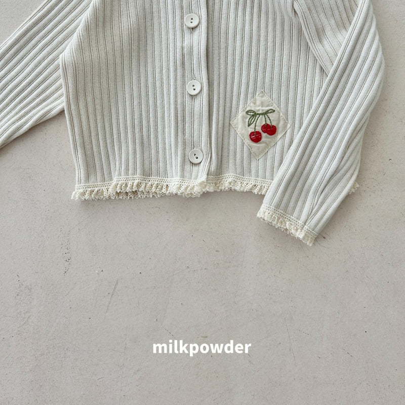 Milk Powder - Korean Children Fashion - #prettylittlegirls - Cherry Cardigan - 9