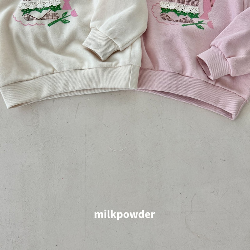 Milk Powder - Korean Children Fashion - #todddlerfashion - Buger Sweatshirts - 6