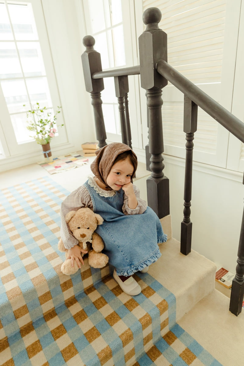 Milk Powder - Korean Children Fashion - #todddlerfashion - Mili Denim One-piece - 11