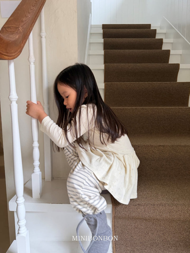 Mini Bongbong - Korean Children Fashion - #kidzfashiontrend - Small Stripe Pants - 4