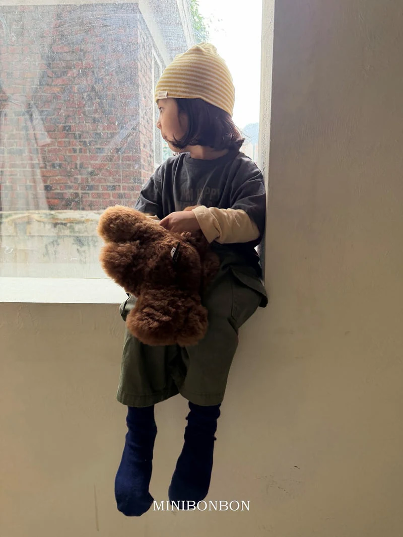 Mini Bongbong - Korean Children Fashion - #childofig - Slit Cargo Pants - 6