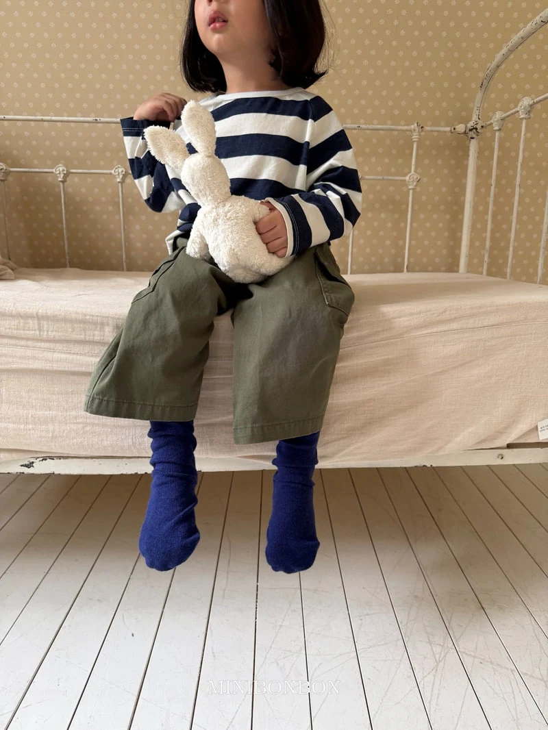Mini Bongbong - Korean Children Fashion - #childrensboutique - Stripe Tee - 3