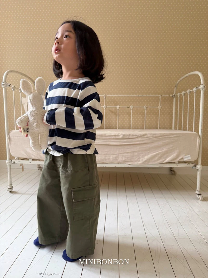 Mini Bongbong - Korean Children Fashion - #childrensboutique - Stripe Tee - 4