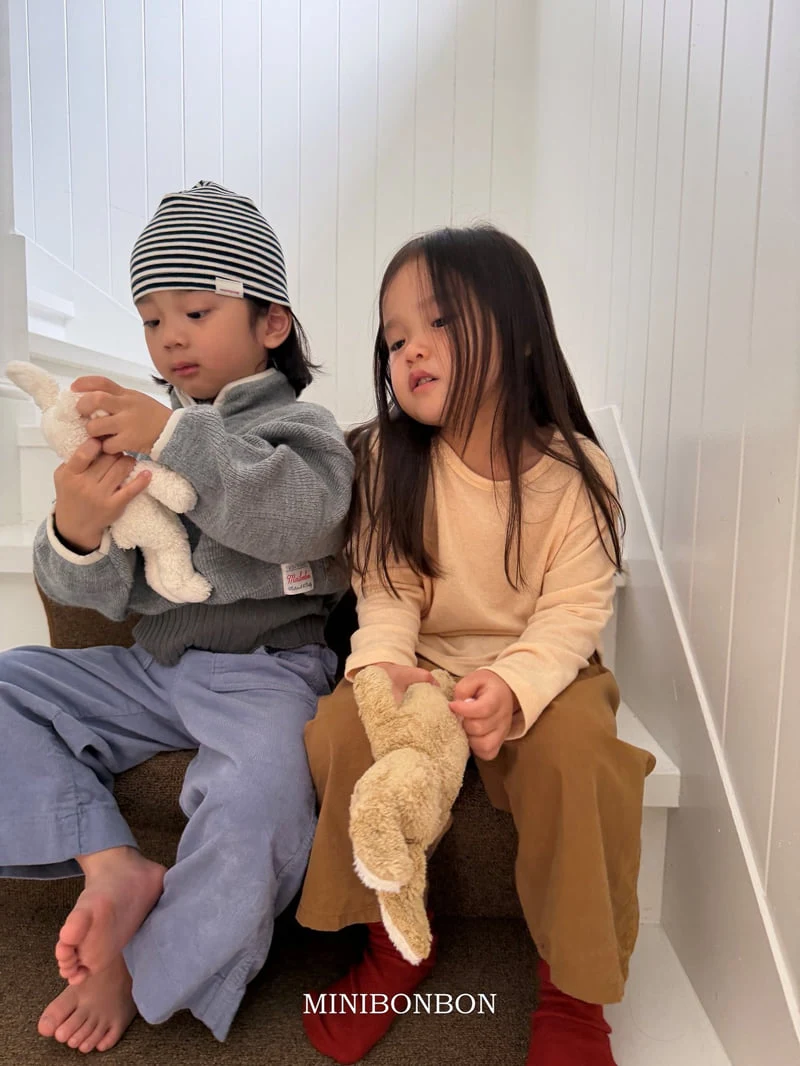 Mini Bongbong - Korean Children Fashion - #designkidswear - Half Walk Zip-up Top - 6
