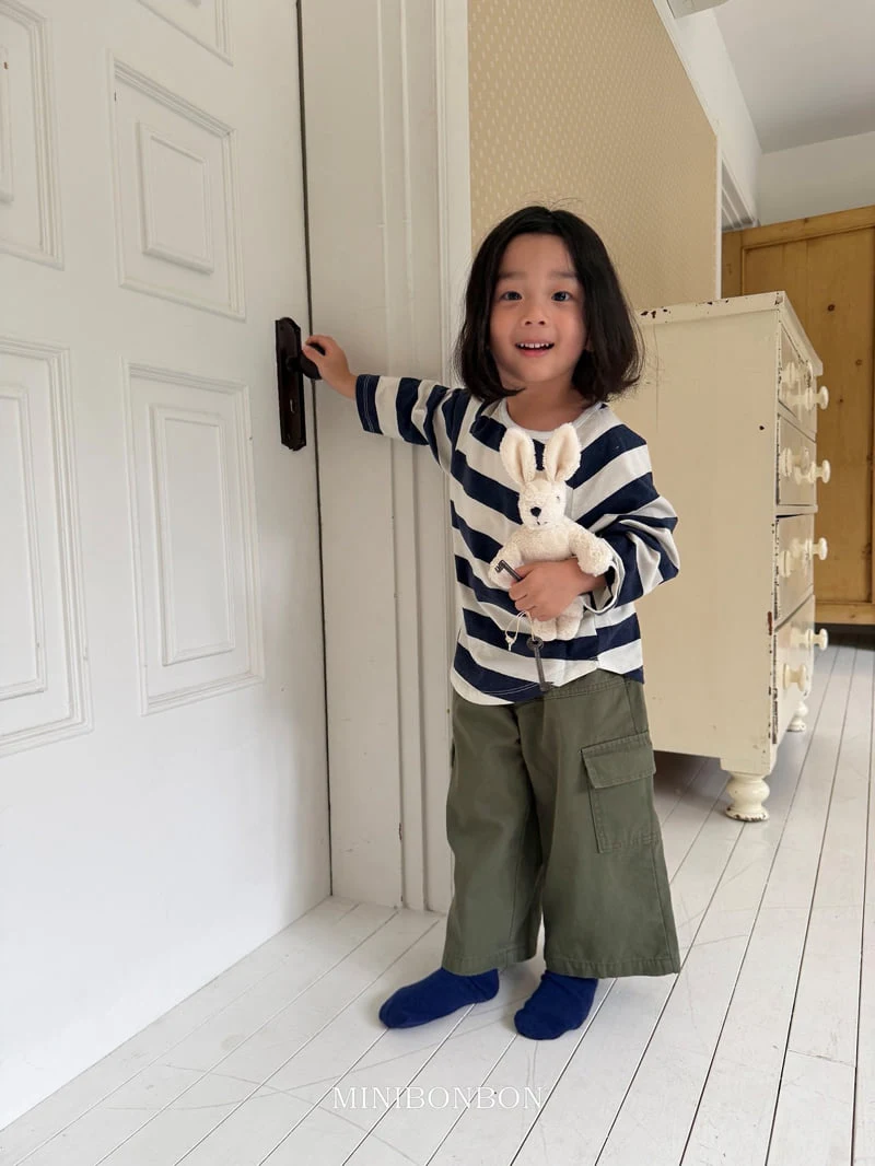 Mini Bongbong - Korean Children Fashion - #discoveringself - Stripe Tee - 5