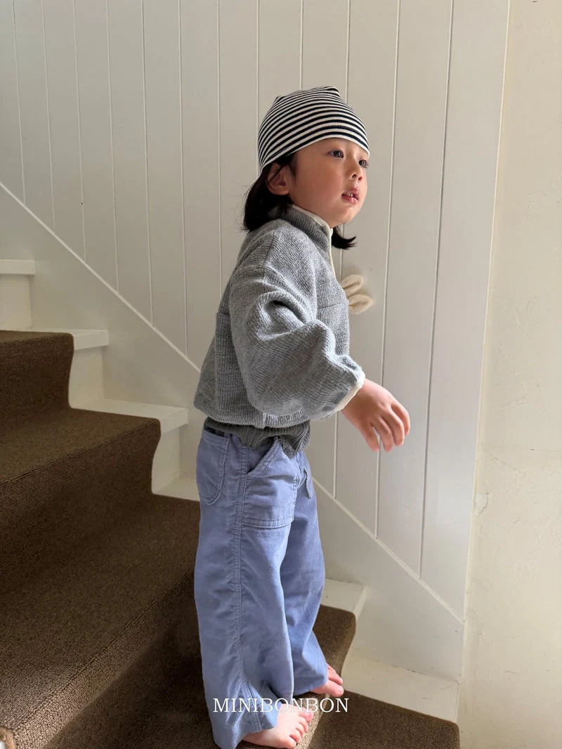 Mini Bongbong - Korean Children Fashion - #discoveringself - Half Walk Zip-up Top - 7