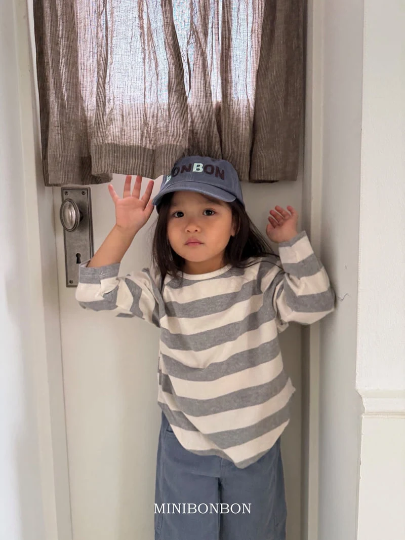 Mini Bongbong - Korean Children Fashion - #fashionkids - Stripe Tee - 6