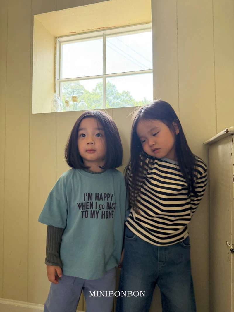 Mini Bongbong - Korean Children Fashion - #fashionkids - Go Home Tee - 5