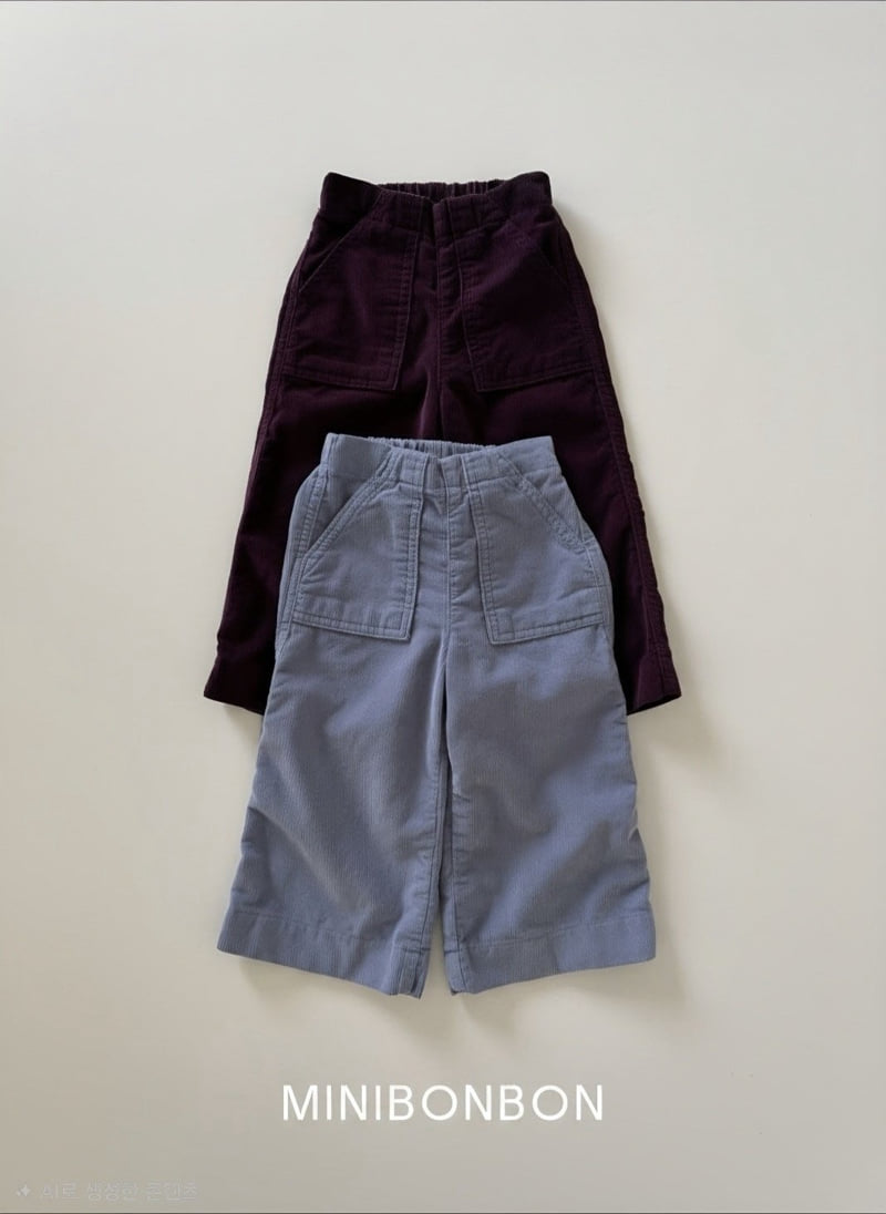 Mini Bongbong - Korean Children Fashion - #fashionkids - Corduroy Pants