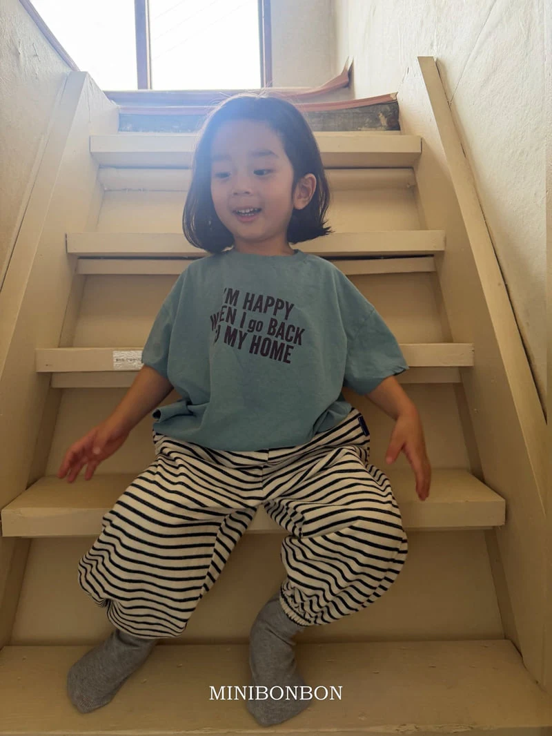 Mini Bongbong - Korean Children Fashion - #kidsshorts - Go Home Tee - 6