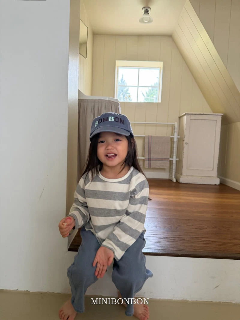 Mini Bongbong - Korean Children Fashion - #kidsstore - Stripe Tee - 8
