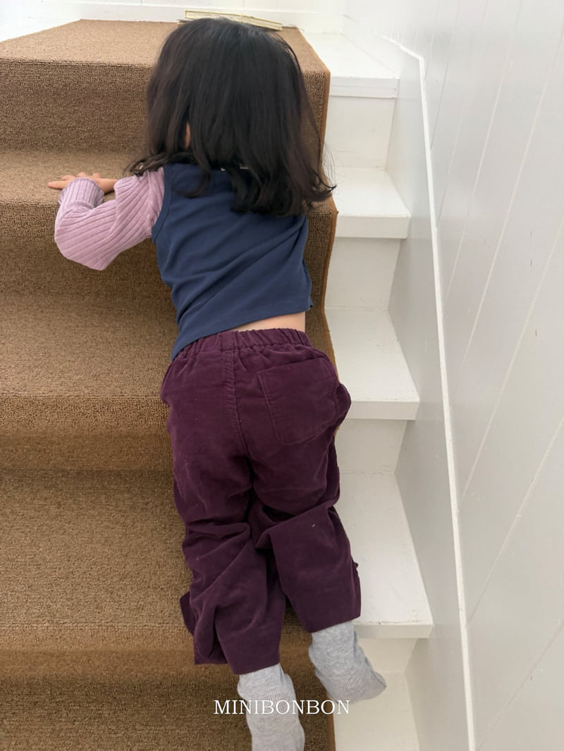 Mini Bongbong - Korean Children Fashion - #kidsstore - Corduroy Pants - 3