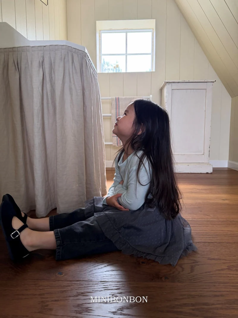 Mini Bongbong - Korean Children Fashion - #littlefashionista - Brush Denim Pants - 12